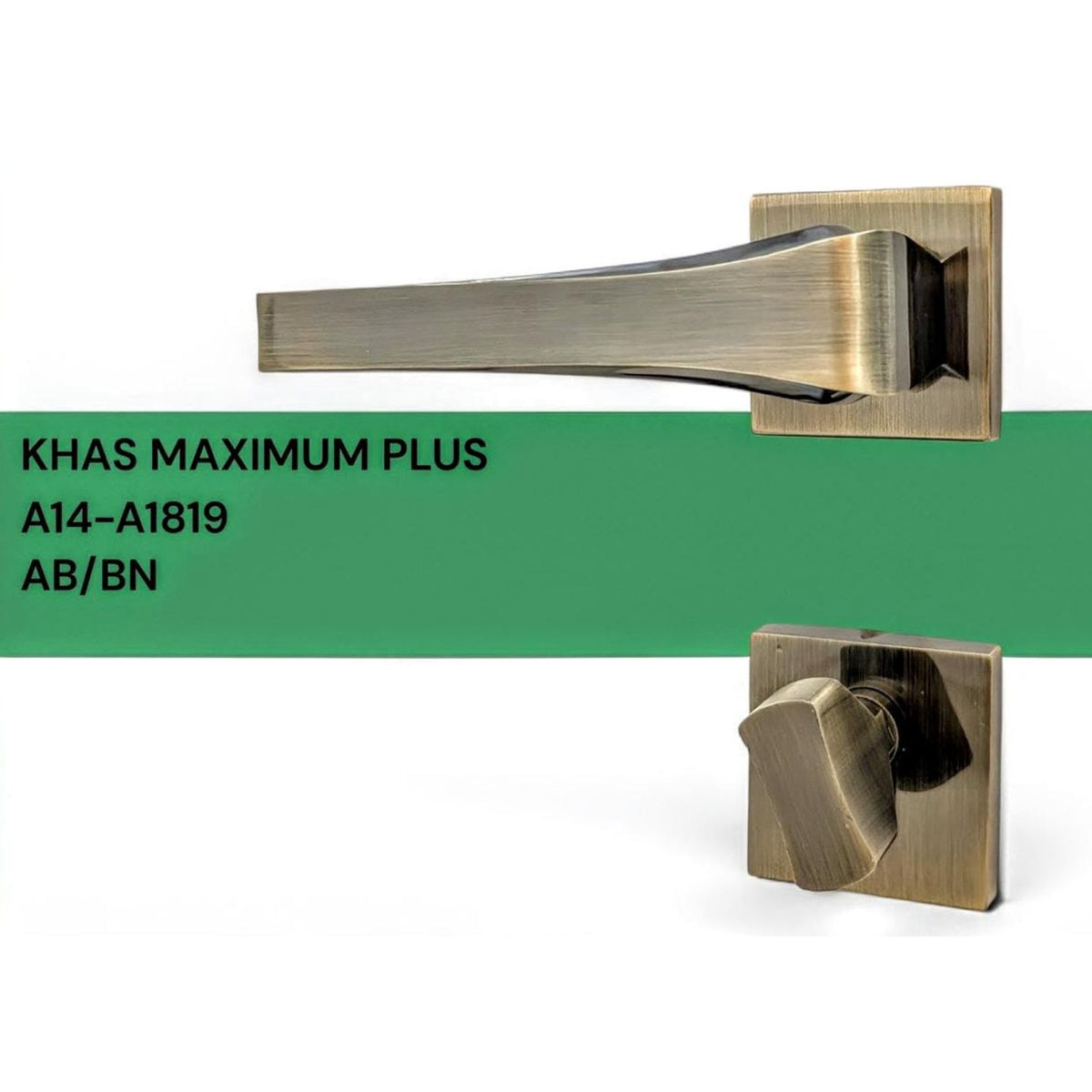 KHAS Maximum Plus A14-1819 Rosette Door Handle Lock | Akmal Hardware