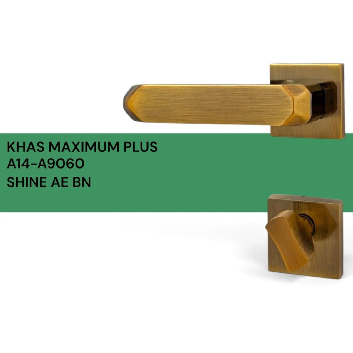 KHAS Maximum Plus A14-A9060 Rosette Door Handle Lock | Akmal Hardware