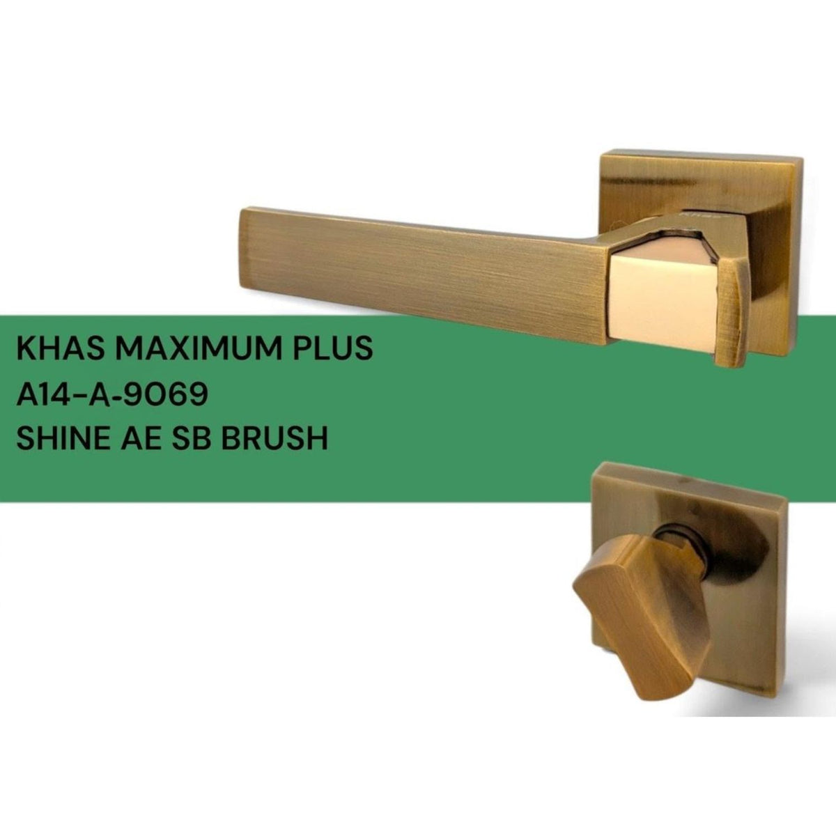 KHAS Maximum PlusA14-A9069 Rosette Door Handle Lock | Akmal Hardware