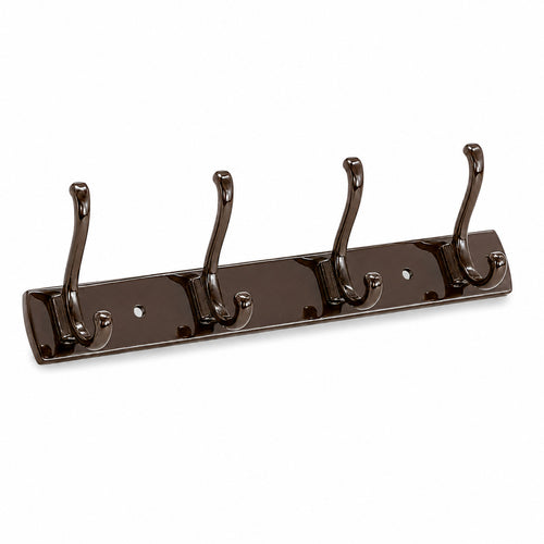 Aluminum + Loha Wall Mounted Coat Hook Rack 4, 5 & 6 Hook