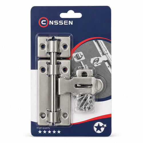 CNSSEN Stainless Steel Door Latch with Padlock Clasp – 4, 6, 8 Inch