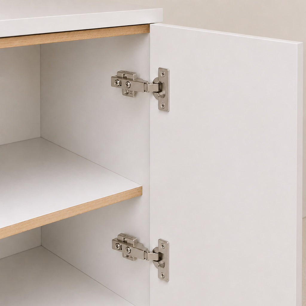 Khas Maxell Cabinet/Kitchen Hinge – Full Overlay 35mm Nickel Plated