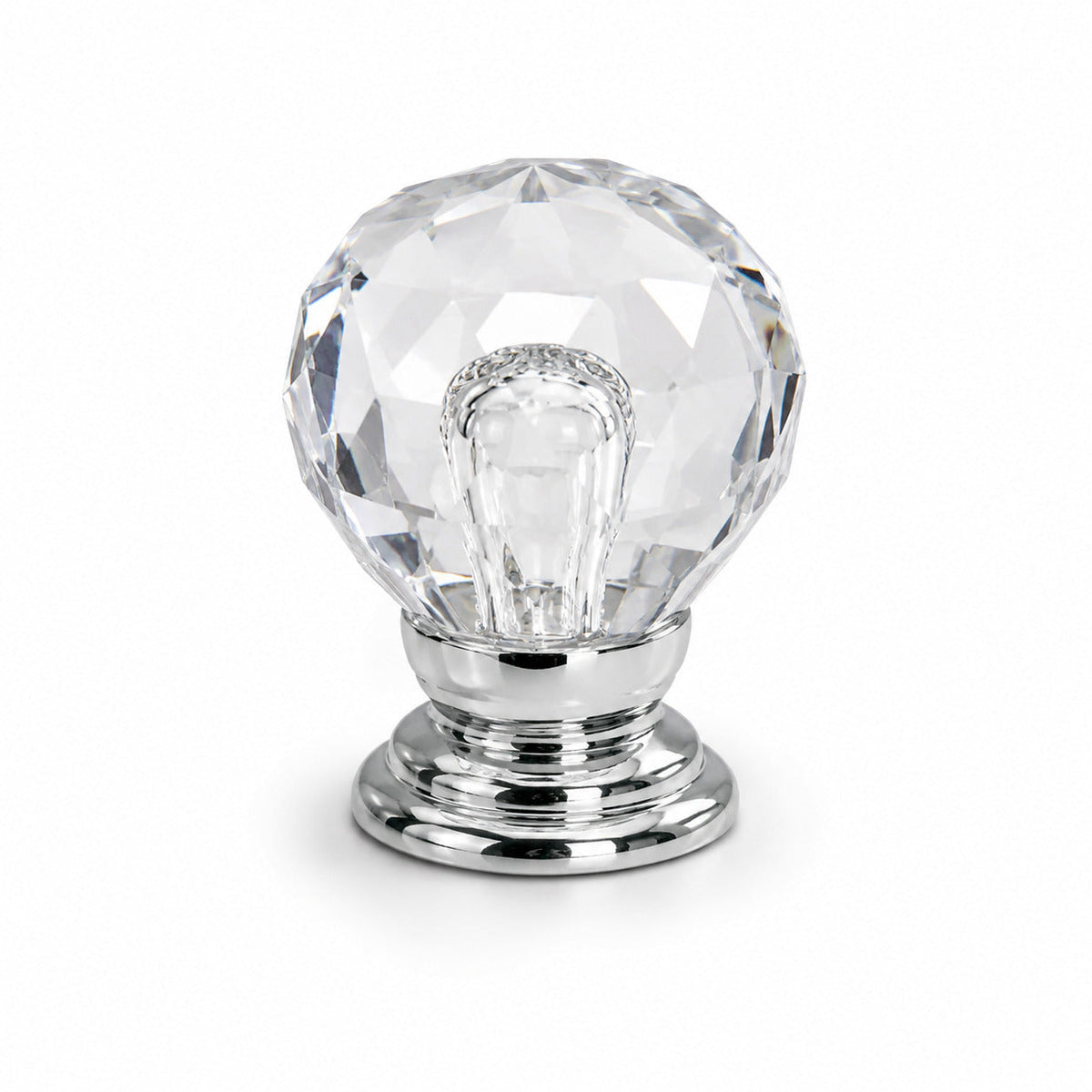 Crystal Plastic Cabinet Knob – Durable & Polished (10 pcs)
