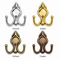 Curtain Tieback Hook | Heavy Duty Aluminum Decorative Hook