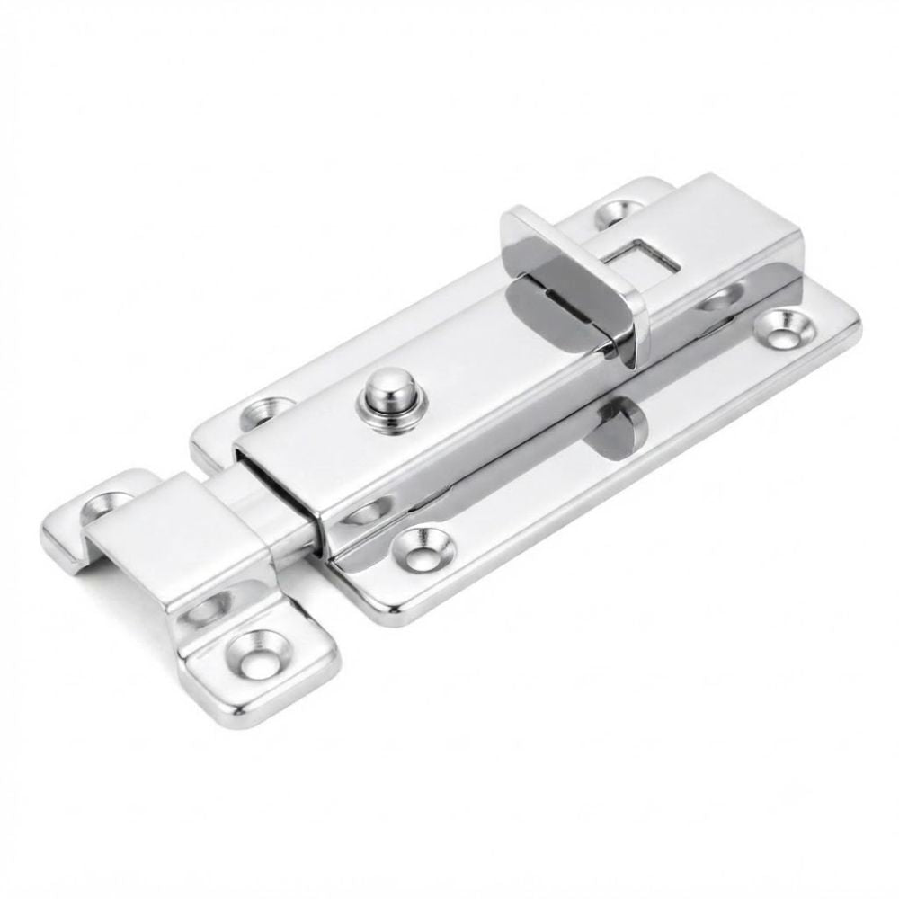 Stainless Steel Push Button Sliding Door Latch Lock