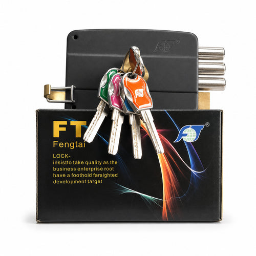 FT KILIT Heavy Duty Main Gate Rim Lock with 5 Brass Keys