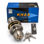 Khas Generation 118500 Round Lock | Door Knob Lock with 3 Keys
