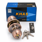 Khas Generation 118500 Round Lock | Door Knob Lock with 3 Keys