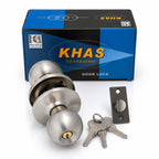 Khas Generation 118500 Round Lock | Door Knob Lock with 3 Keys