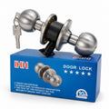 IHH Door Knob Lock – Silver, AB, Coffee – Secure Home & Office