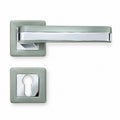 Imported Aluminium Rosette Door Handle Lock | Akmal Hardware