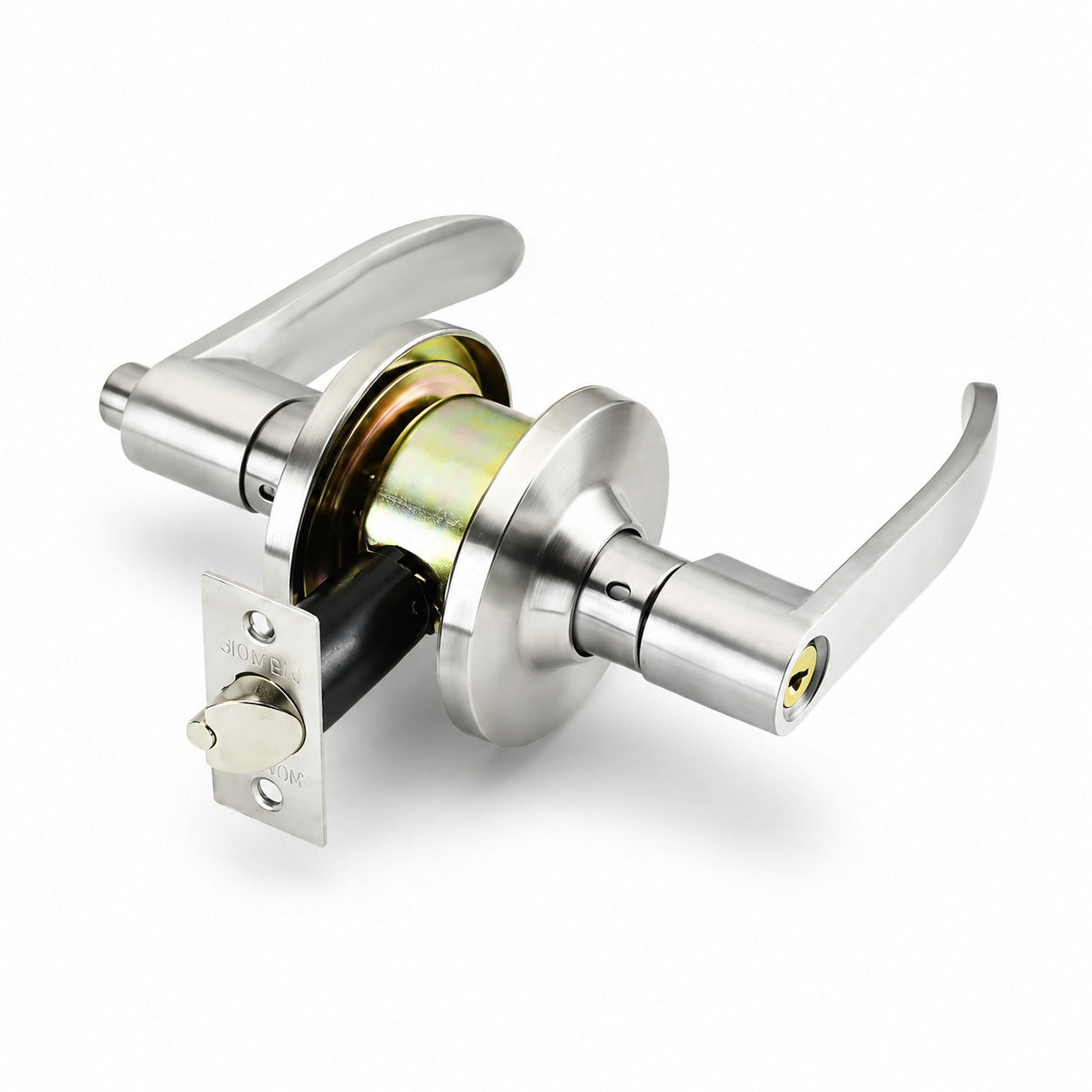 JORMEN Lever Door Knob Wave Handle Lock Set with 3 Keys