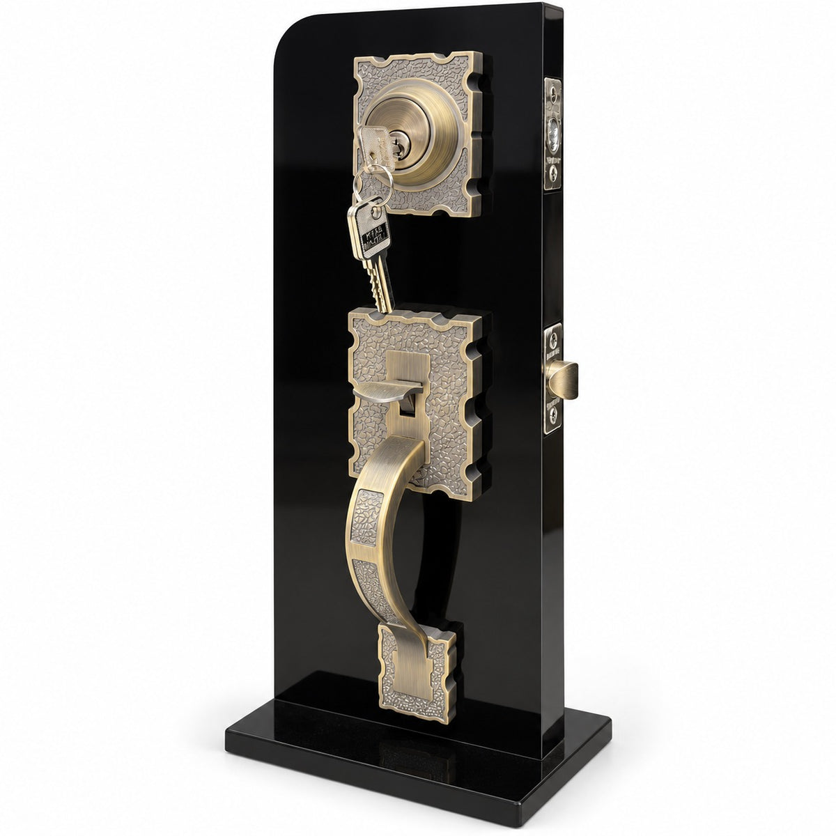 KHAS MAXELL D3 Antique Brass Finish Thumb Lock for Main Door