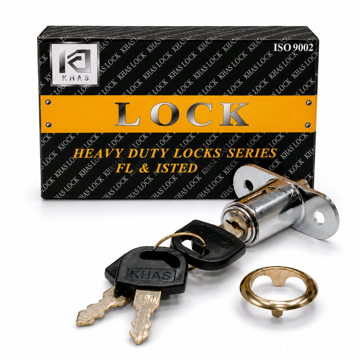 Khas 105 Sliding Push Lock - Box of 12 Pieces