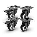 Caster Wheel Set – 4 Pieces (2 Brake × 2 Regular)
