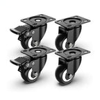 Caster Wheel Set – 4 Pieces (2 Brake × 2 Regular)