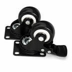 KHAS Caster Wheel Set – 4 Pieces (2 Brake × 2 Regular)