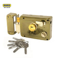 KHAS Maximum LT-311MN AB Rim Lock | Antique Brass Door Lock