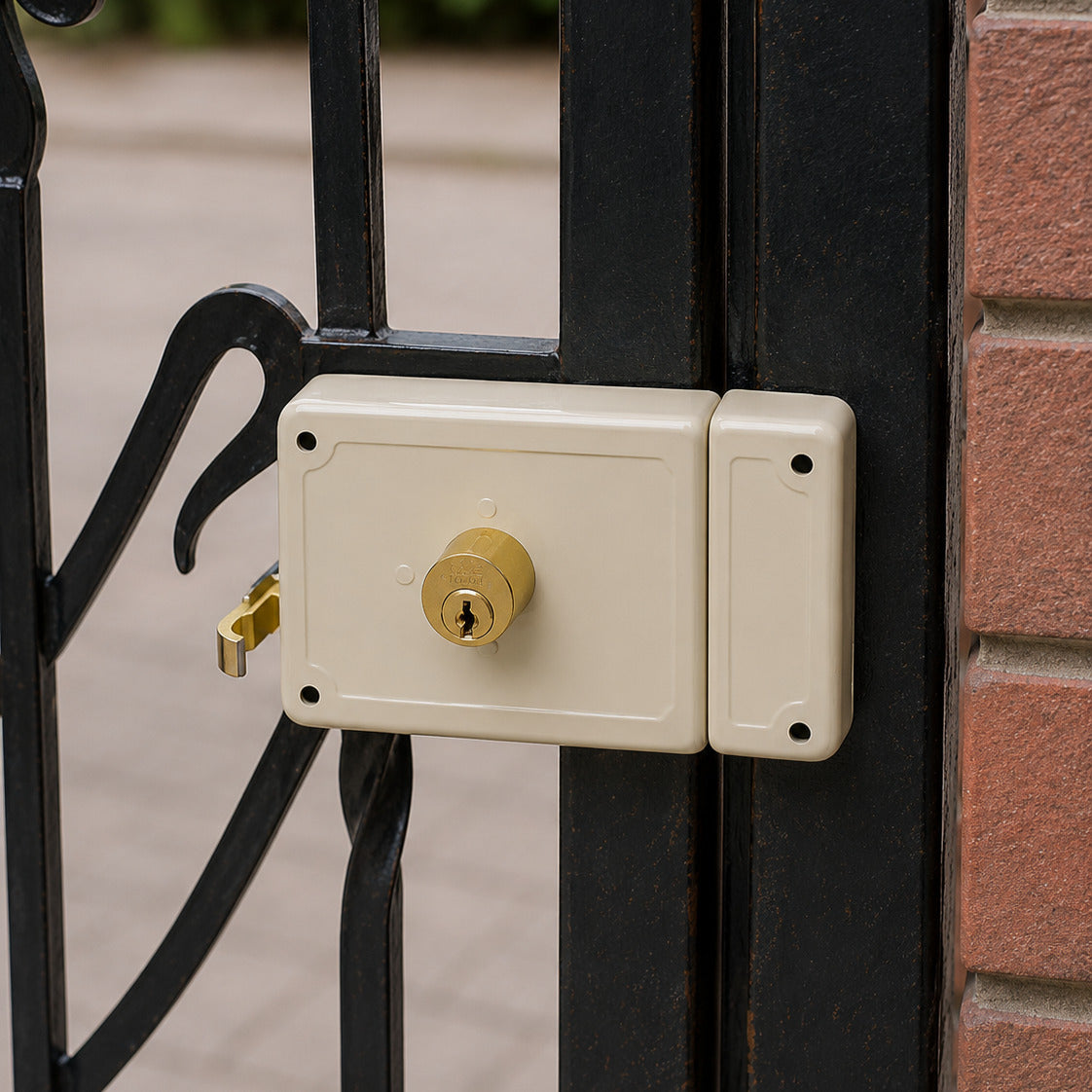 Khas Extreme 630-120 White Rim Lock | Heavy Duty
