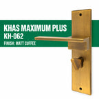 Khas Maximum Plus KH-062 Aluminium Diecast Handle Lock Matt Coffee