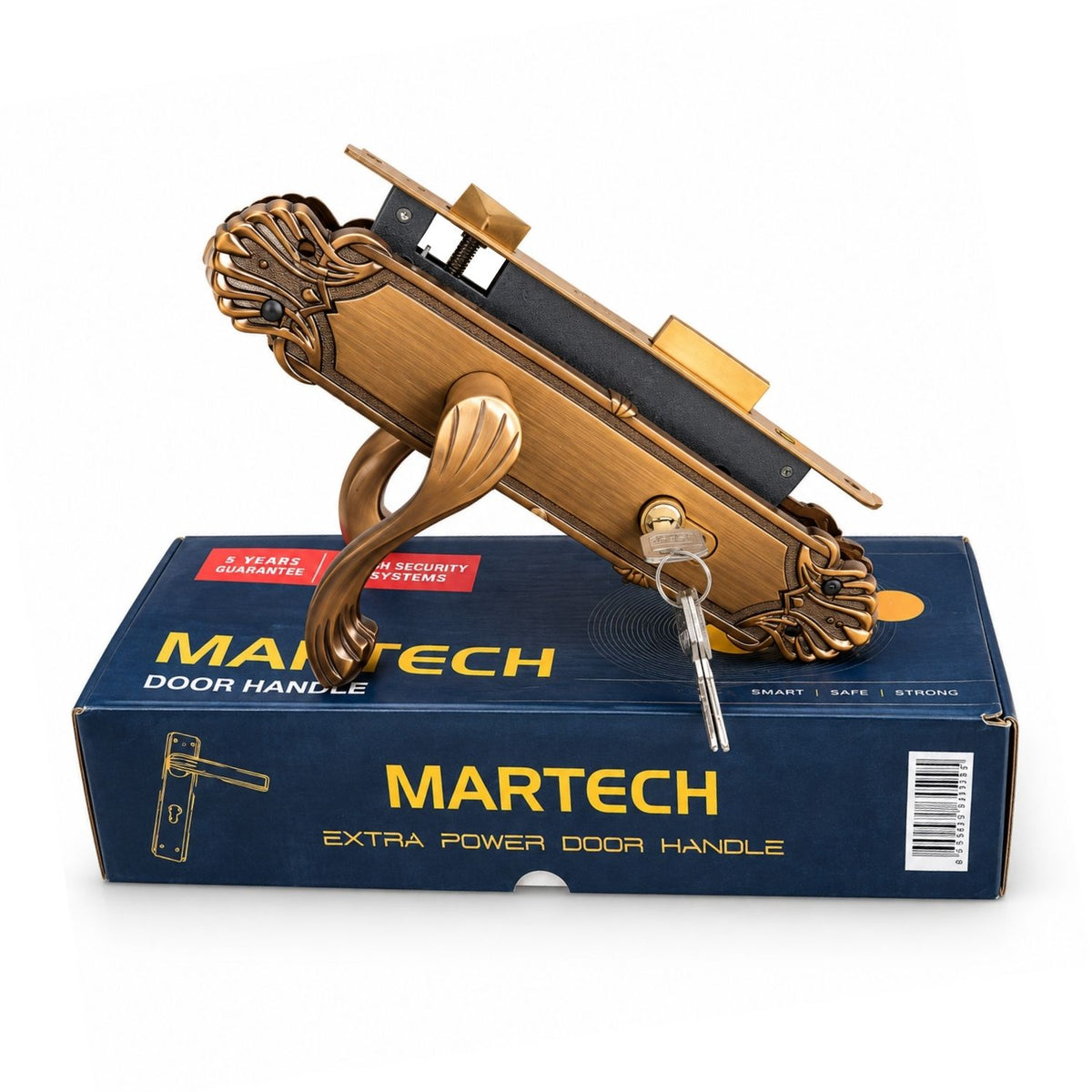 Martech Large Door Handle Lock – Aluminum Diecast
