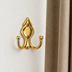 Curtain Tieback Hook | Heavy Duty Aluminum Decorative Hook