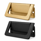 Modern Aluminum Flip Cover Hidden Handle for Cabinets & Drawers