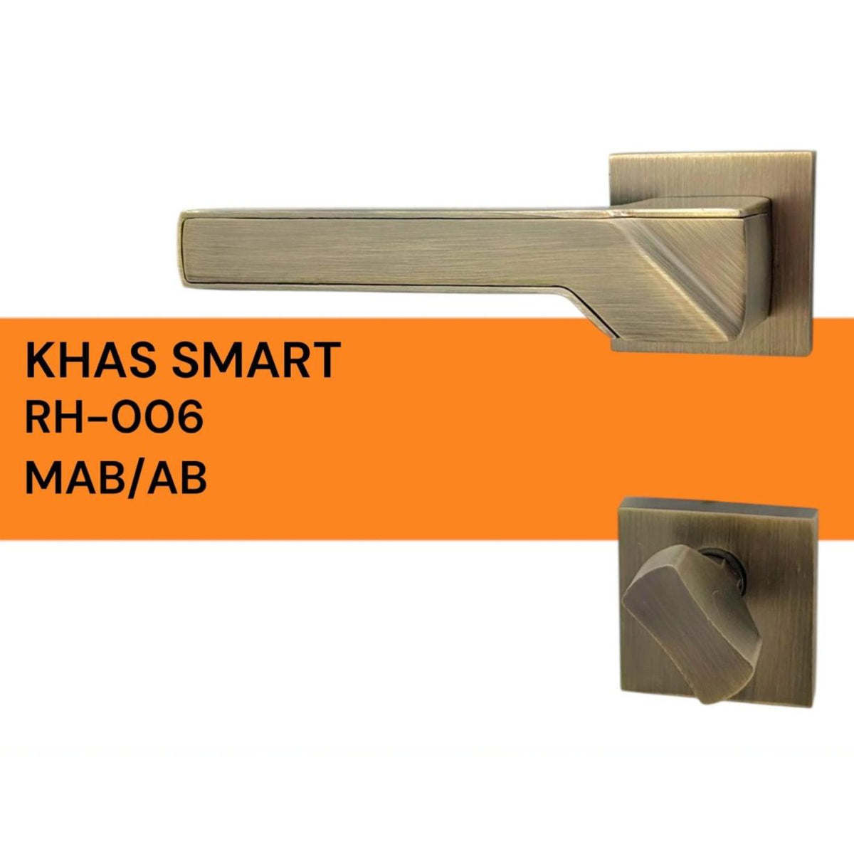 KHAS Smart RH-006 Rosette Door Handle Lock | Akmal Hardware