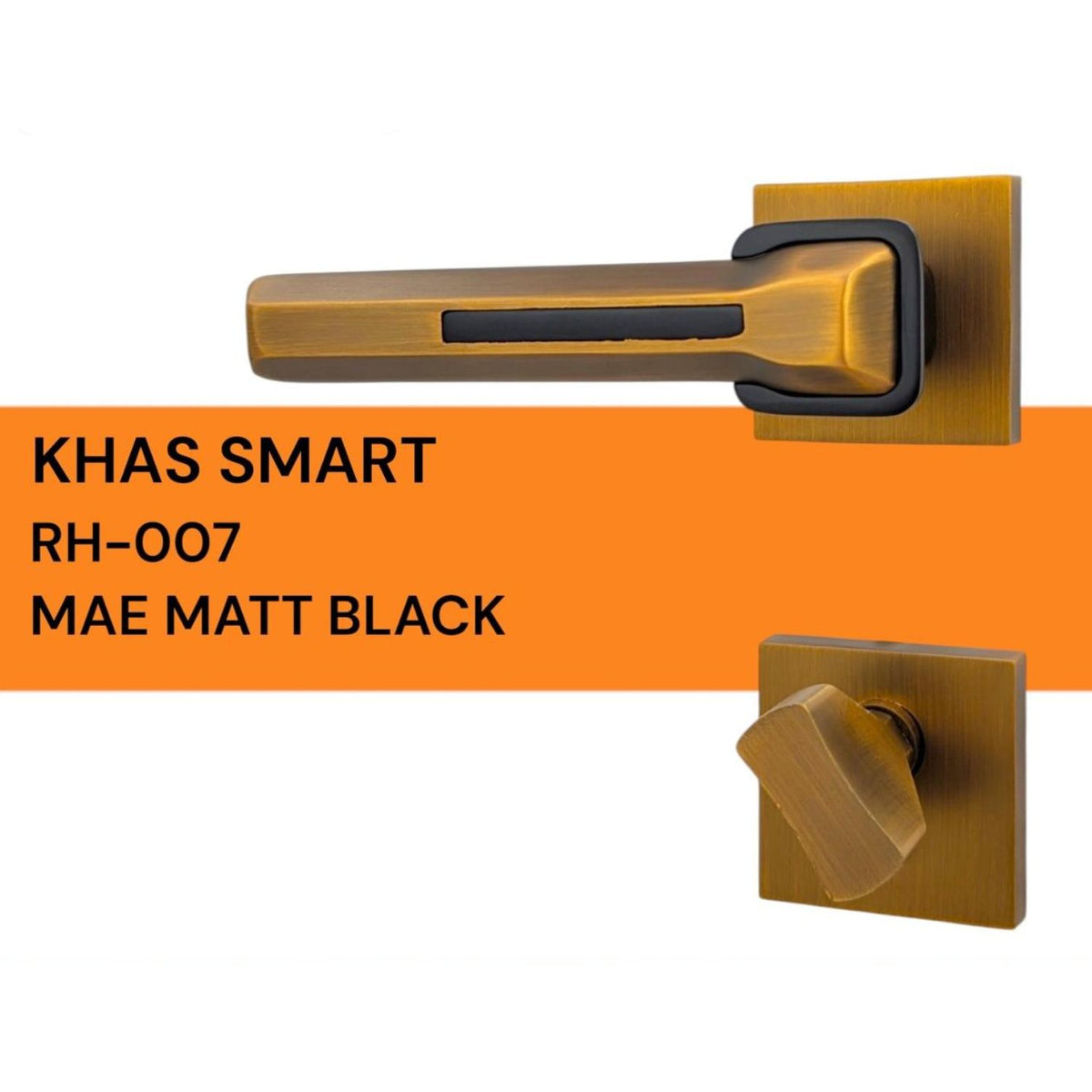 KHAS Smart RH-007 Rosette Door Handle Lock | Akmal Hardware