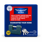 RITMA RT300-100PVC Armored Padlock 100mm | 4 Steel Computer Keys