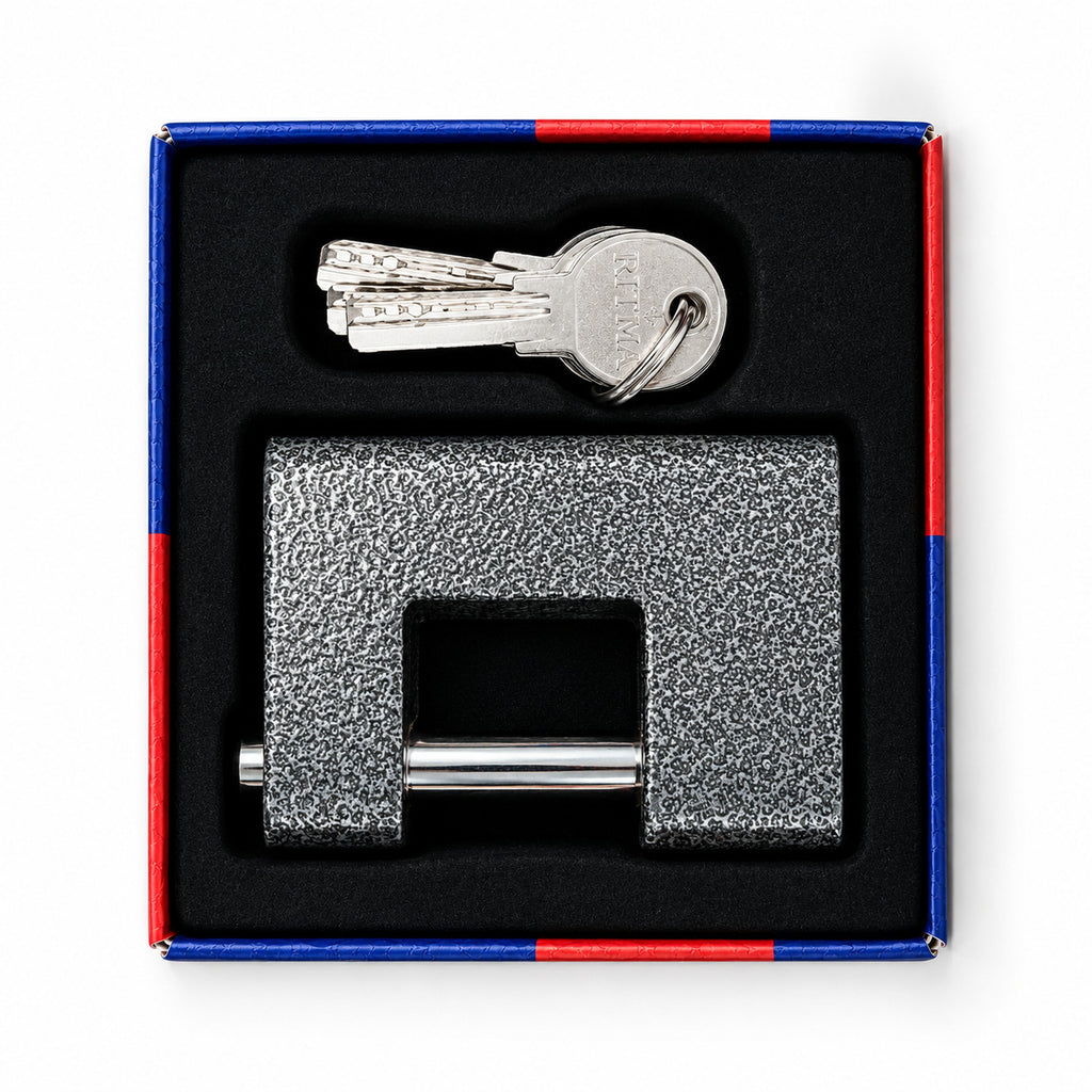 RITMA RT300-100PVC Armored Padlock 100mm | 4 Steel Computer Keys