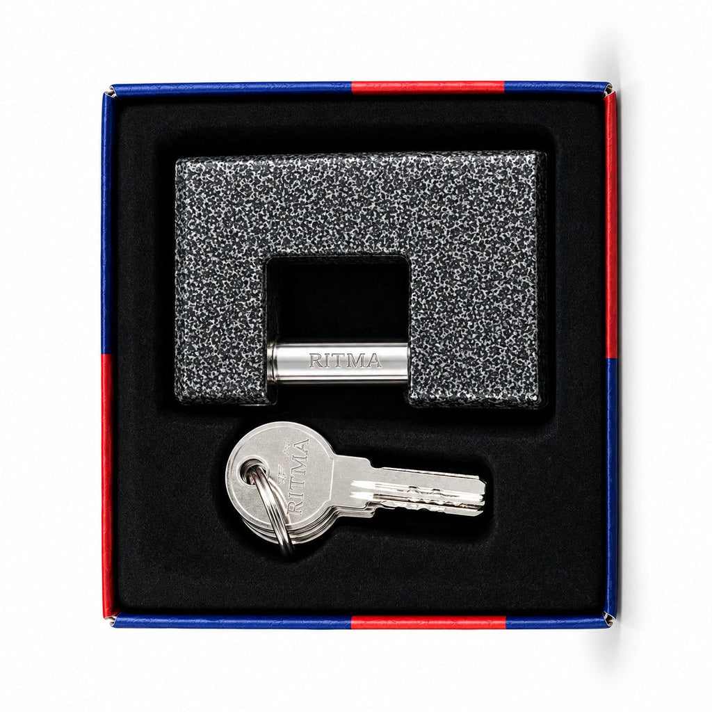 RITMA RT300-90PVC Armored Padlock 90mm | 4 Steel Computer Keys