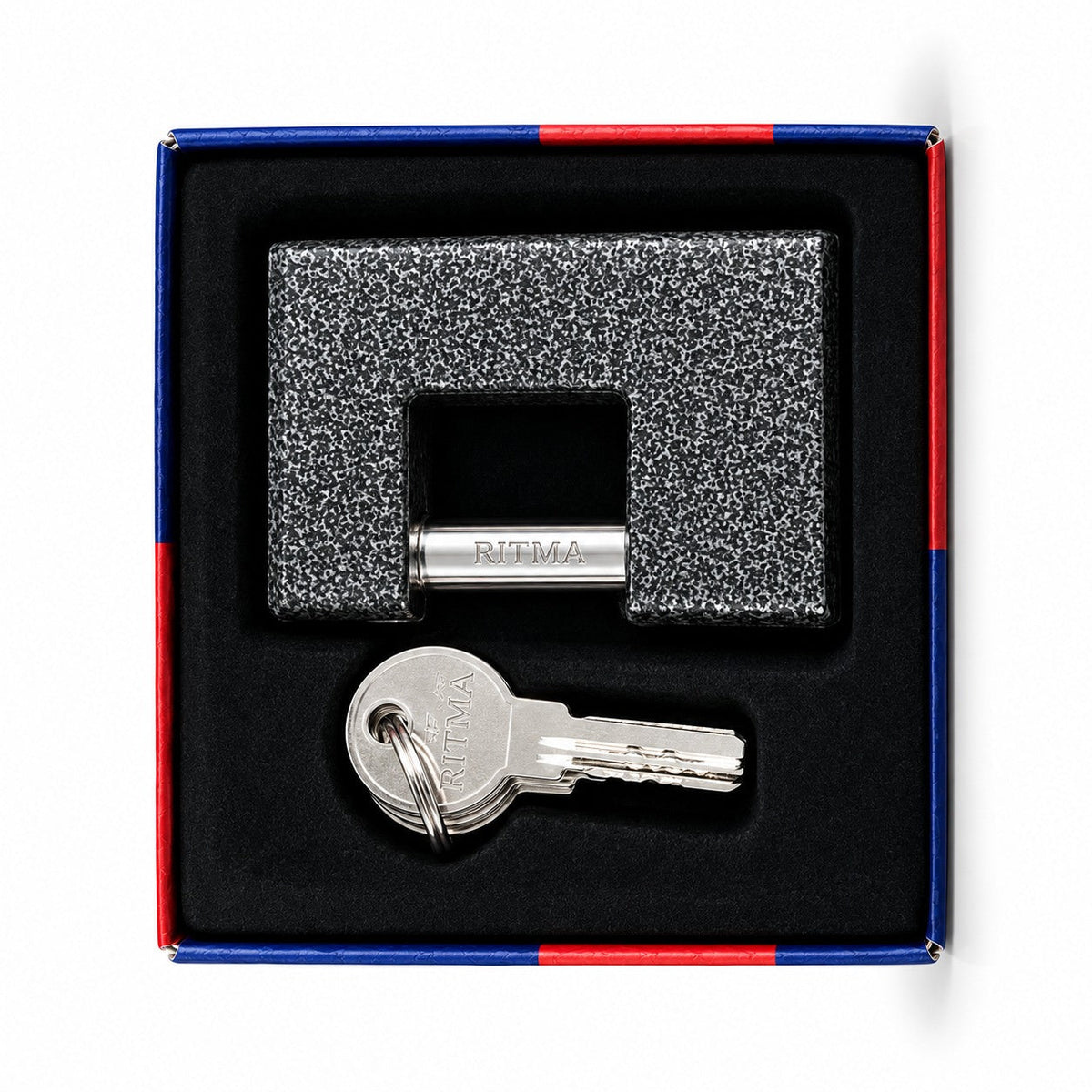 RITMA RT300-90PVC Armored Padlock 90mm | 4 Steel Computer Keys