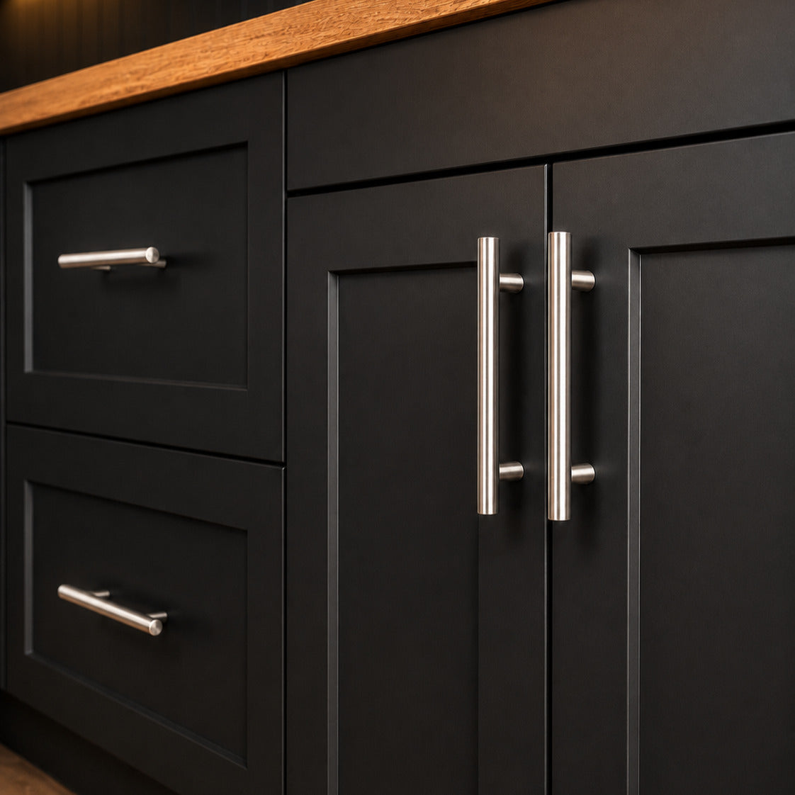 Stainless Steel Rod Cabinet Handle (10 pcs)