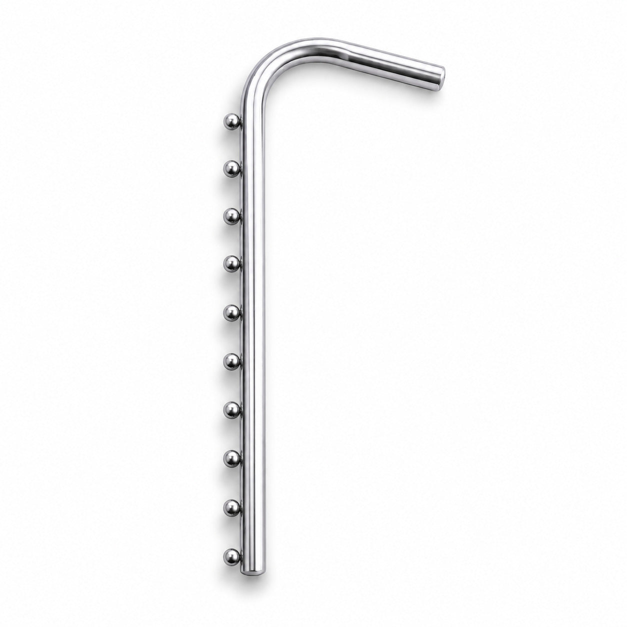 Stainless Steel 10 Ball Waterfall Display Hook with Clip Heavy Duty