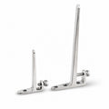 Stainless Steel Glass Clamp Holder L Shape Bracket Pack of 2