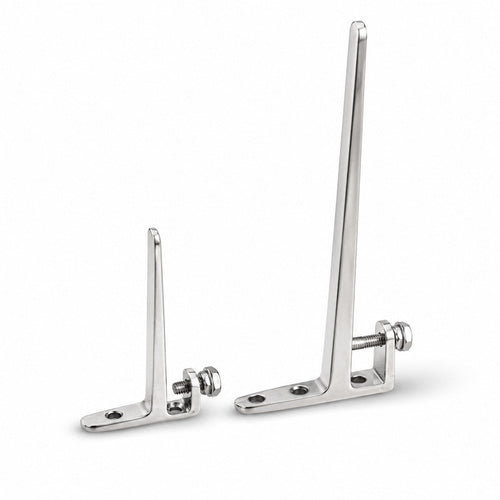 Aluminium Glass Clamp Holder L Shape Bracket Pack of 2