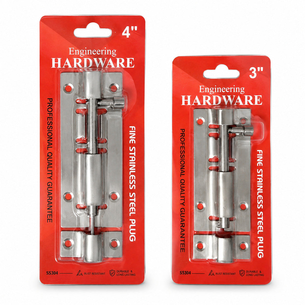 3" & 4" Stainless Steel Tower Bolt – Secure Doors & Windows