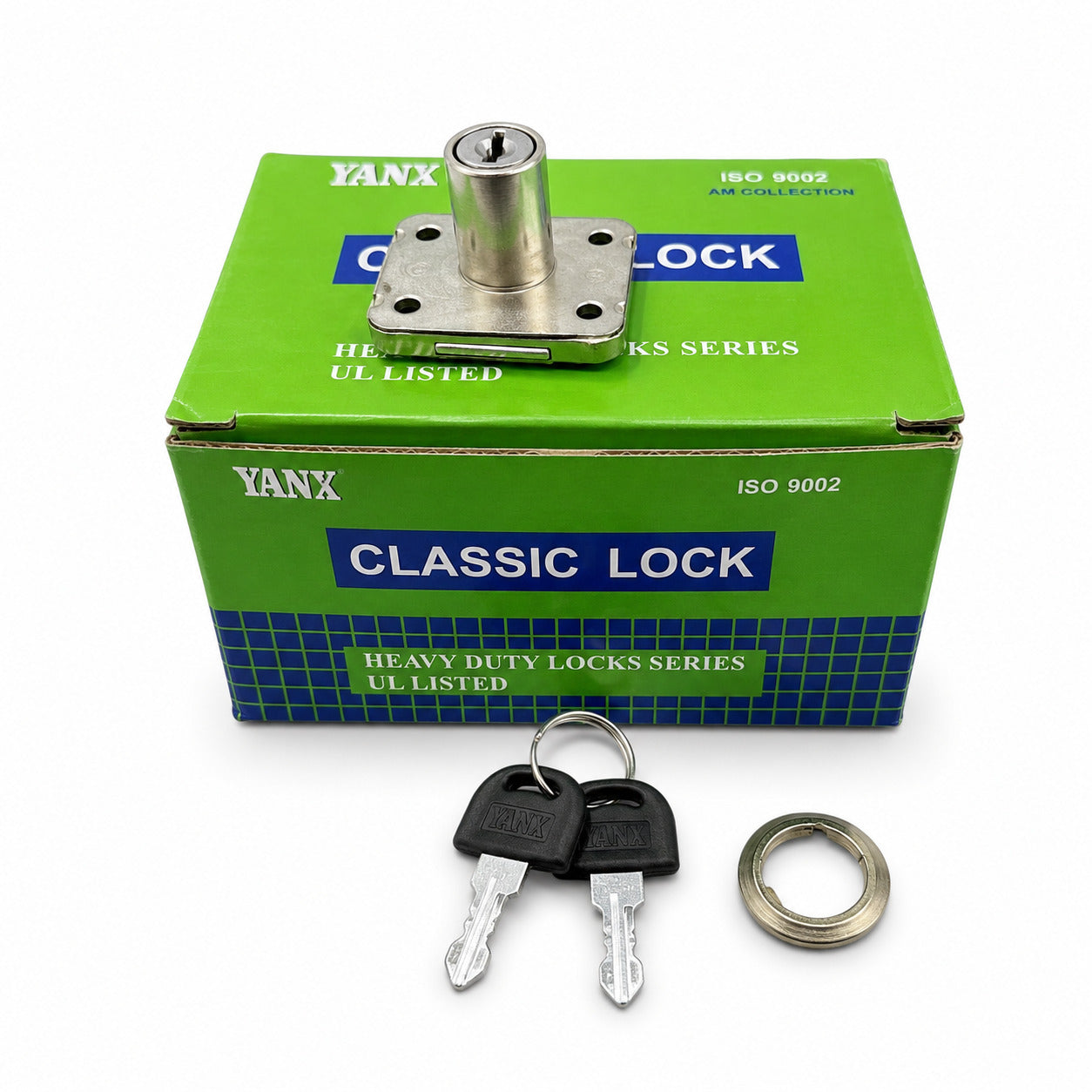 YANX Cabinet & Drawer Lock with 2 Keys - Box of 12 Pieces