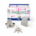KHAS Alunikki Plus 138-22 Drawer Lock - Box of 12 Pieces