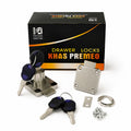 KHAS Premeo Cabinet & Drawer Lock (Box of 12 Pieces)