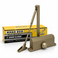 Khas ECO B71 Champagne Door Closer – UL103 Fire Rated 45–65kg Heavy Duty