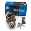 KHAS Generation 11960 Round Lock | Door Knob Lock with 3 Keys