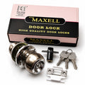 KHAS Maxell 888 Round Lock Multicolor | Door Knob Lock with 3 Keys