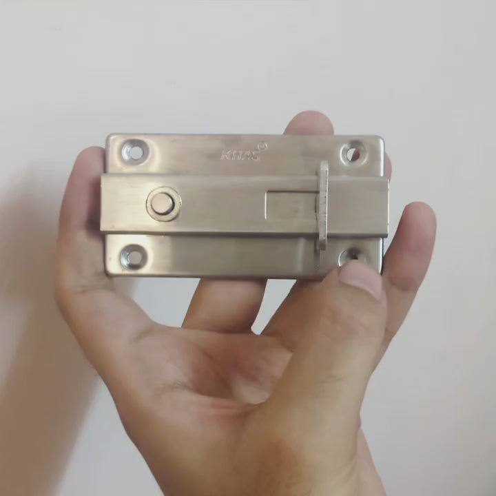 Push Button Sliding Door Latch Lock