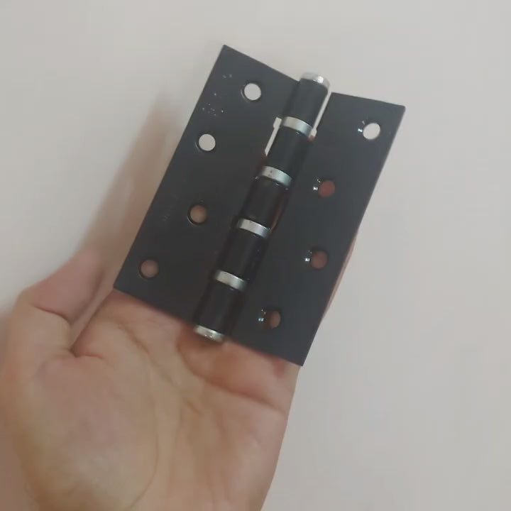 Sitara Ball Bearing Door Hinges – Super Black (1 Box of 2 Pieces)